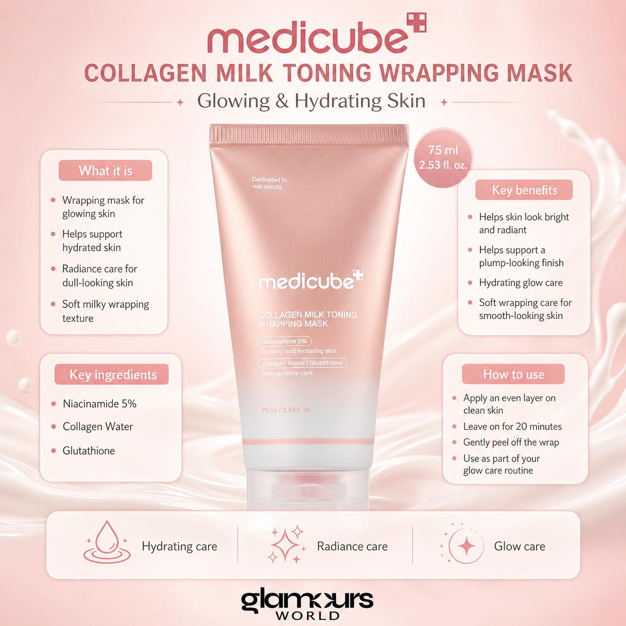 Medicube Collagen Milk Toning Wrapping Mask